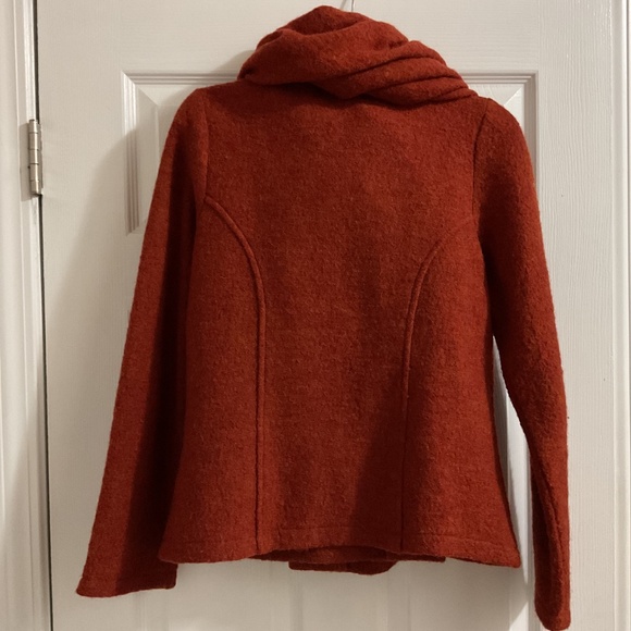 Women’s Willi Smith Boiled Wool Double-breasted Shawl Collar Jacket, M - Picture 5 of 7